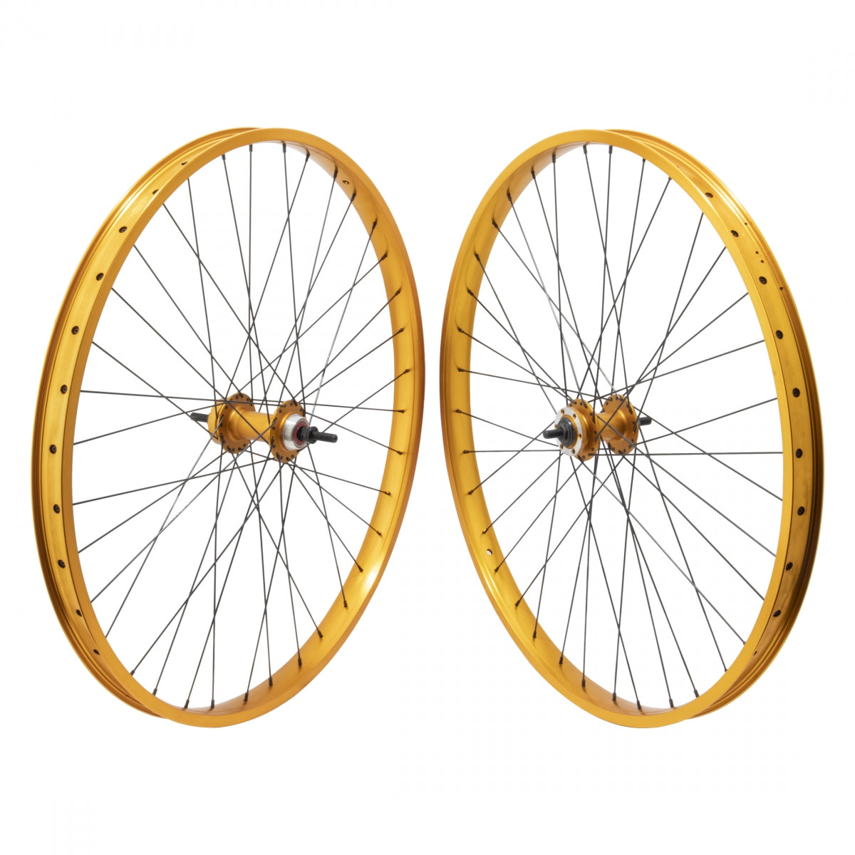 Wheelset 29er 622X32 Se Bikes Big Ripper(22) Gold Nmsw 36 Single Speed  Ff 6 Bolt Loose(F) Seal(R) 3/8 100Mm 135Mm Ss2.0Bk