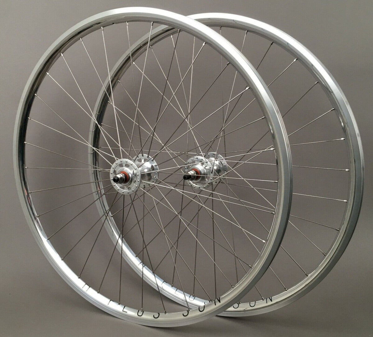 Archetype Rims H Plus Son Archetype rims Polished Silver Track Bike Fixed Gear Single ...