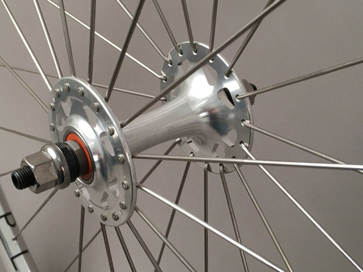Archetype Rims H Plus Son Archetype rims Polished Silver Track Bike Fixed Gear Single ...