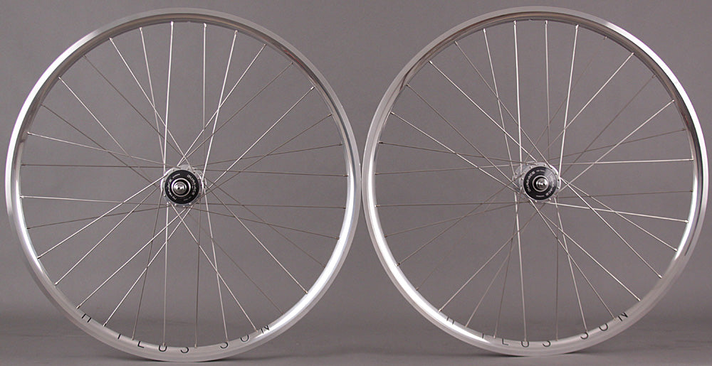 H Plus Son Archetype Wheelset Silver Dura Ace 7600 Hubs DT Comp