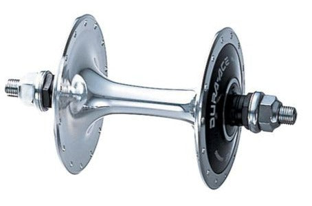 Shimano HB-7600 Dura Ace Front Track Hub High Flange Polished Silver