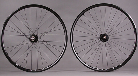 H Plus + Son Archetype Black Phil Wood Wheelset Radial Front