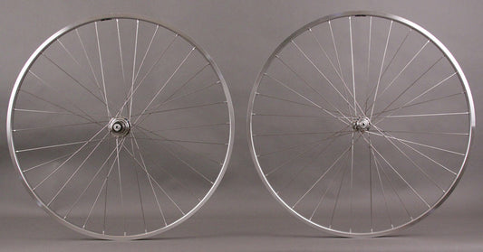 H + plus Son TB14 Polished Silver T-11 hubs Wheelset Shimano