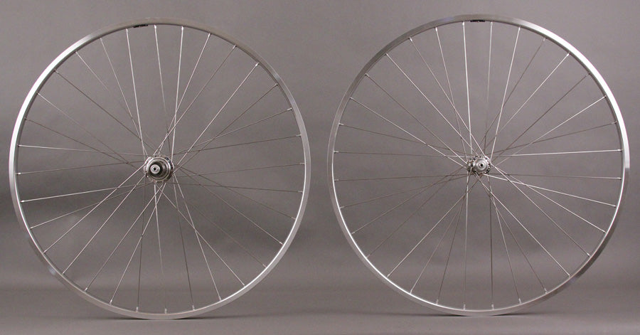 H + plus Son TB14 Polished Silver T-11 hubs Wheelset Campagnolo