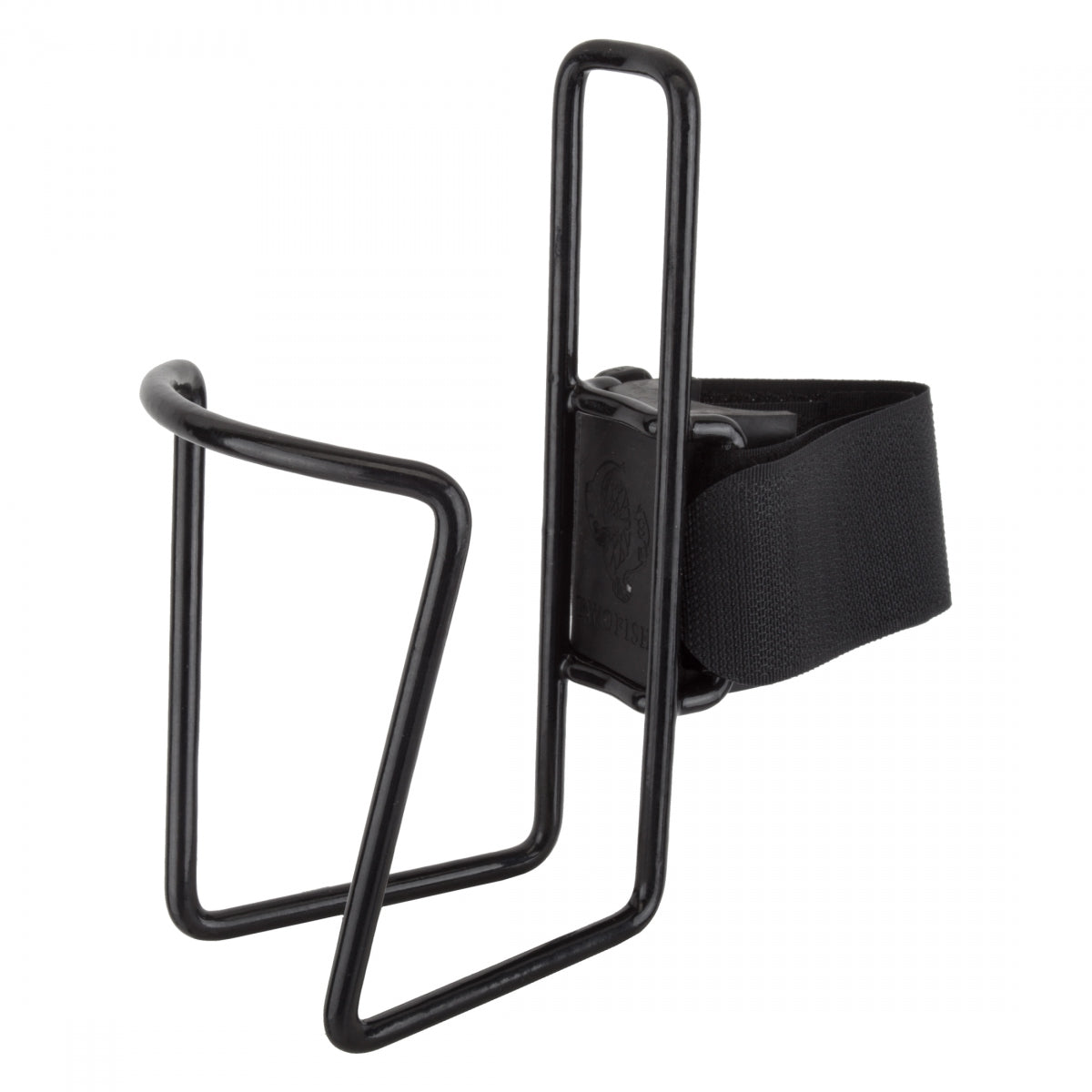 Bottle Cage Two Fish Qr F/24Oz Vinyl Black