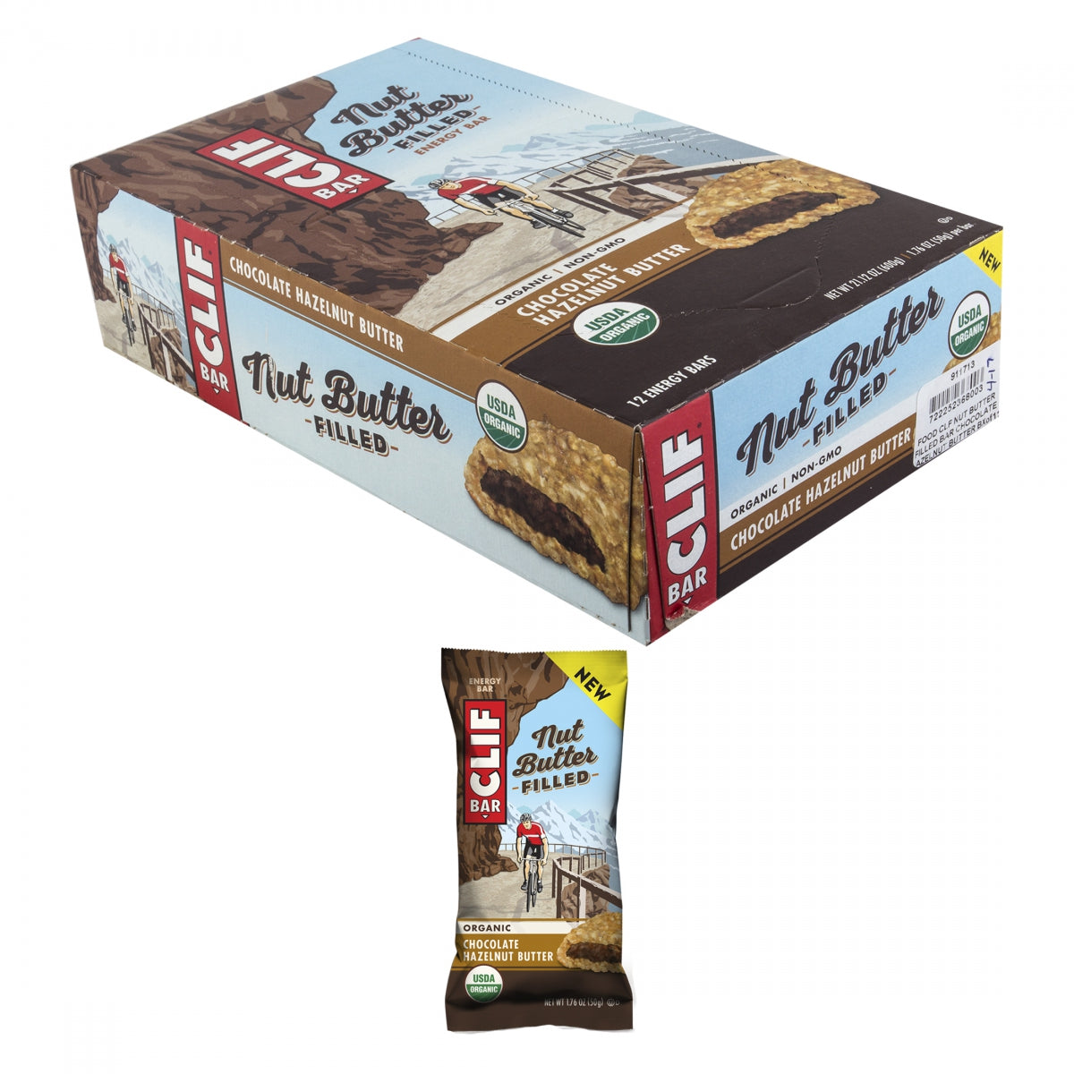Food Clf Nut Butter Filled Bar Chocolate Hazelnut Butter Bxof12