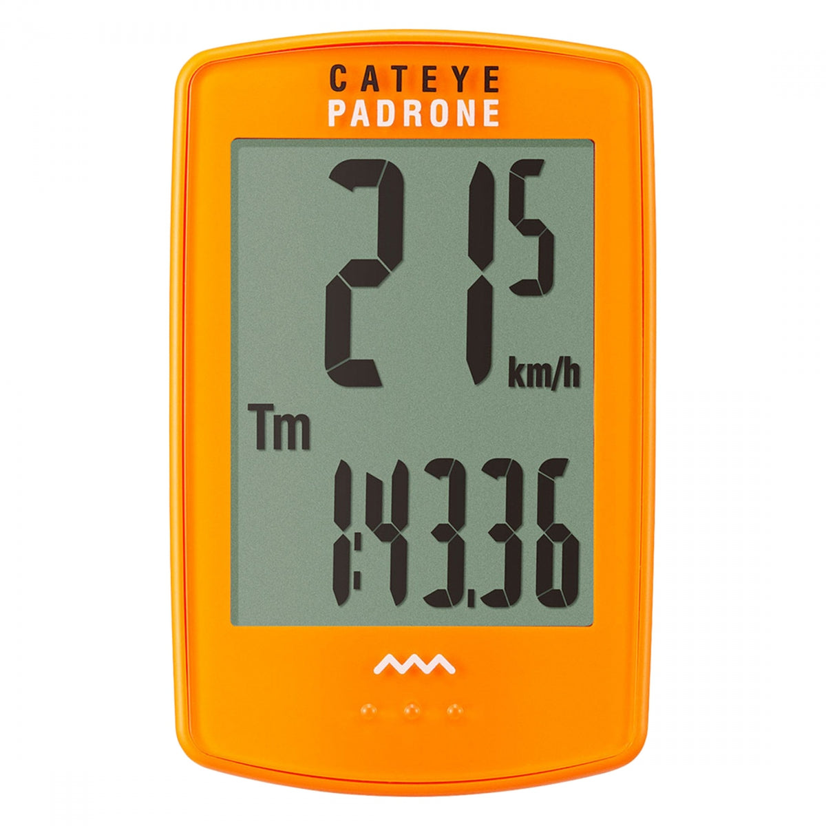 CatEye CC-PA100W Padrone Wireless Cycling Computer, Orange