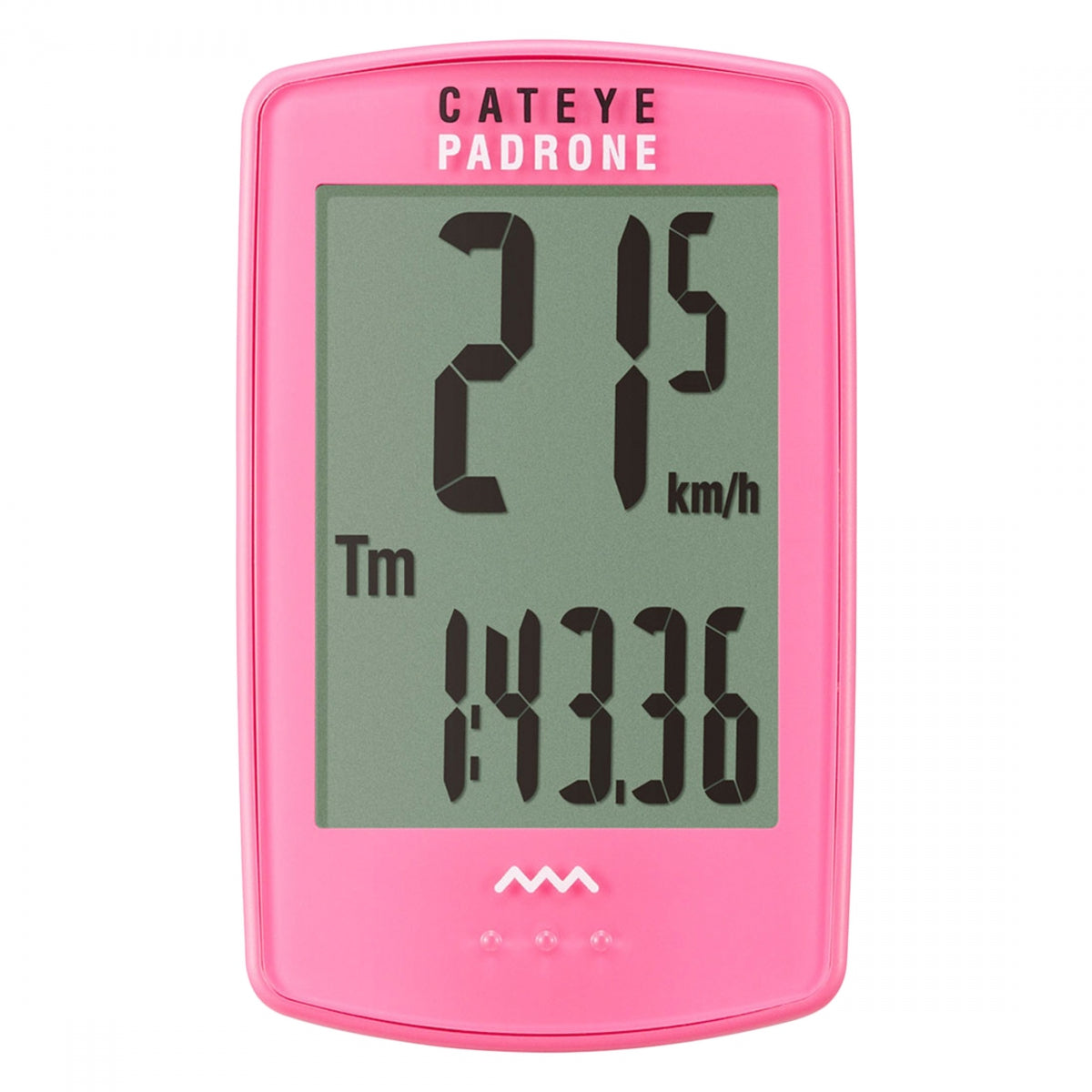 CatEye CC-PA100W Padrone Wireless Cycling Computer, Pink