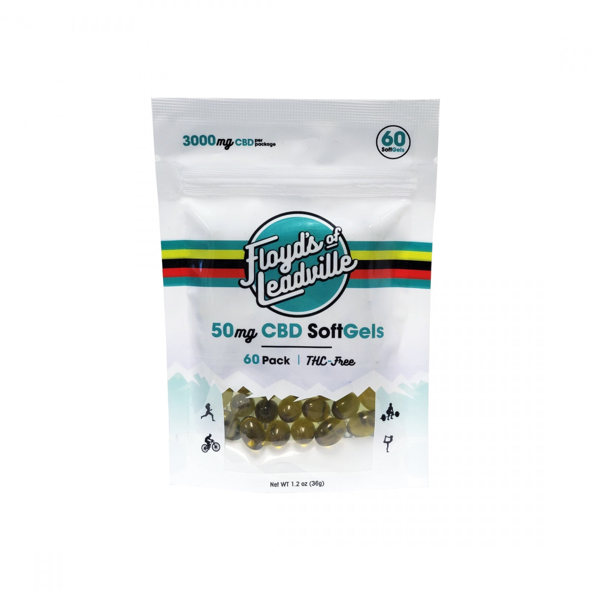 Food Floyds Of Lv Gel Cap Cbd Iso (Thc Free) 50Mg 60Ct