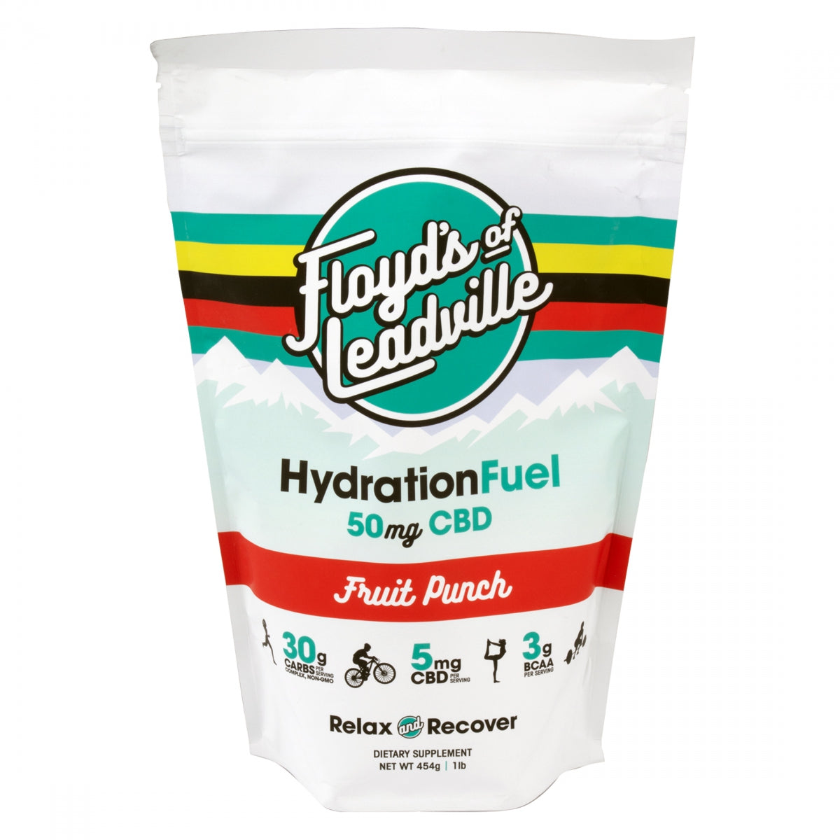 Food Floyds Of Lv Hydration Mix Cbd Iso (Thc Free) Fruit Punch 1Lb Bag 250Mg