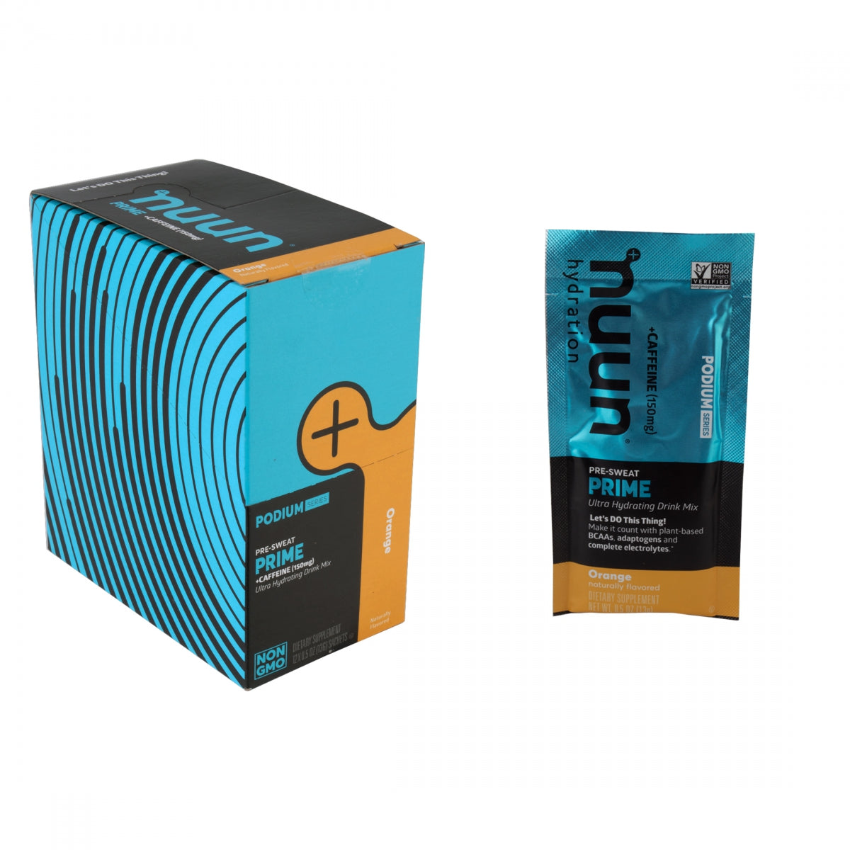 Food Nuun Electrolyte Prime Orange Caffinated Bxof12