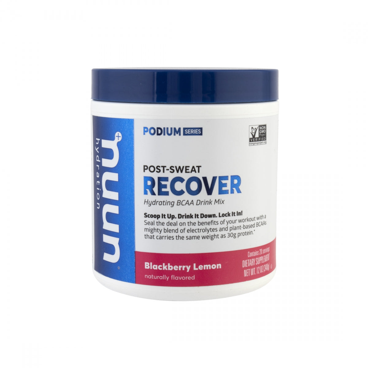 Food Nuun Electrolyte Recover Blackberry Lemon 12Oz Canister