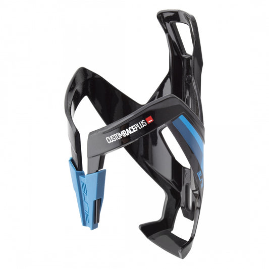 Bottle Cage Elite Custom Race Plus Gloss Black/Bu