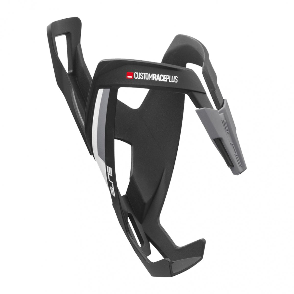 Bottle Cage Elite Custom Race Plus Matte Black/Wh