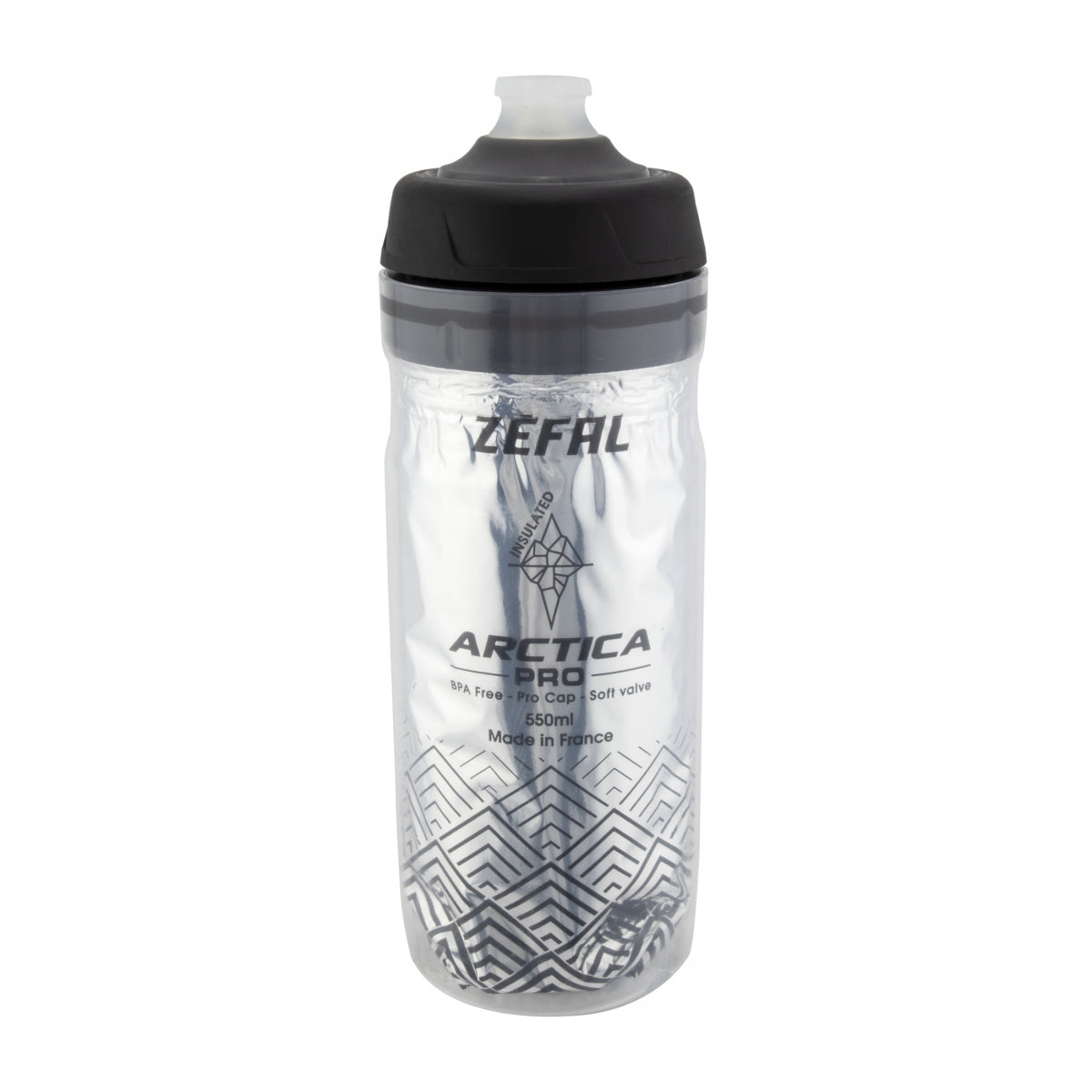 Bottle Zefal 18.5Oz Arctica Pro 55 Insulated Sl/ Black