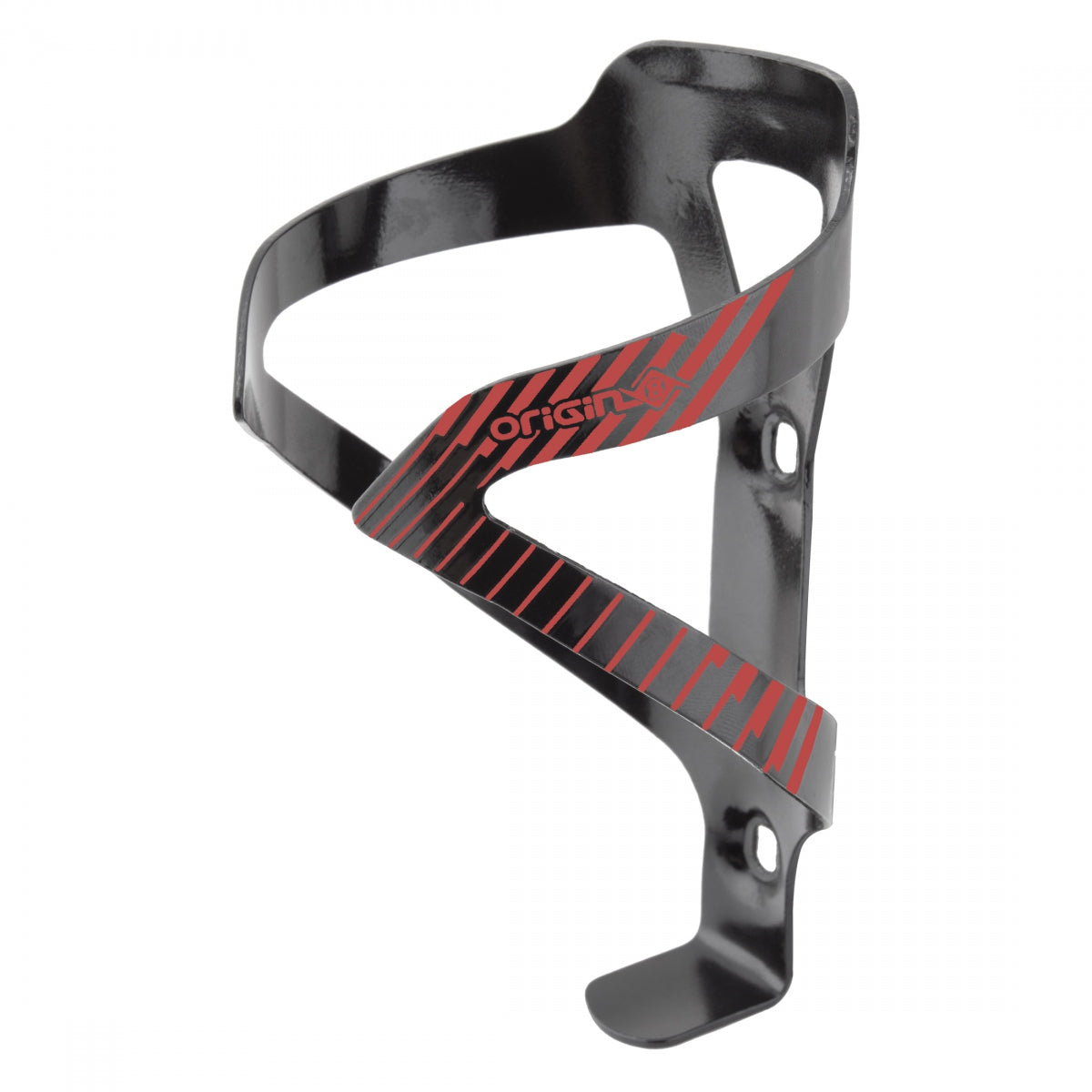 Bottle Cage Origin8 Alloy Klutch Ctr Black/Rd (L)