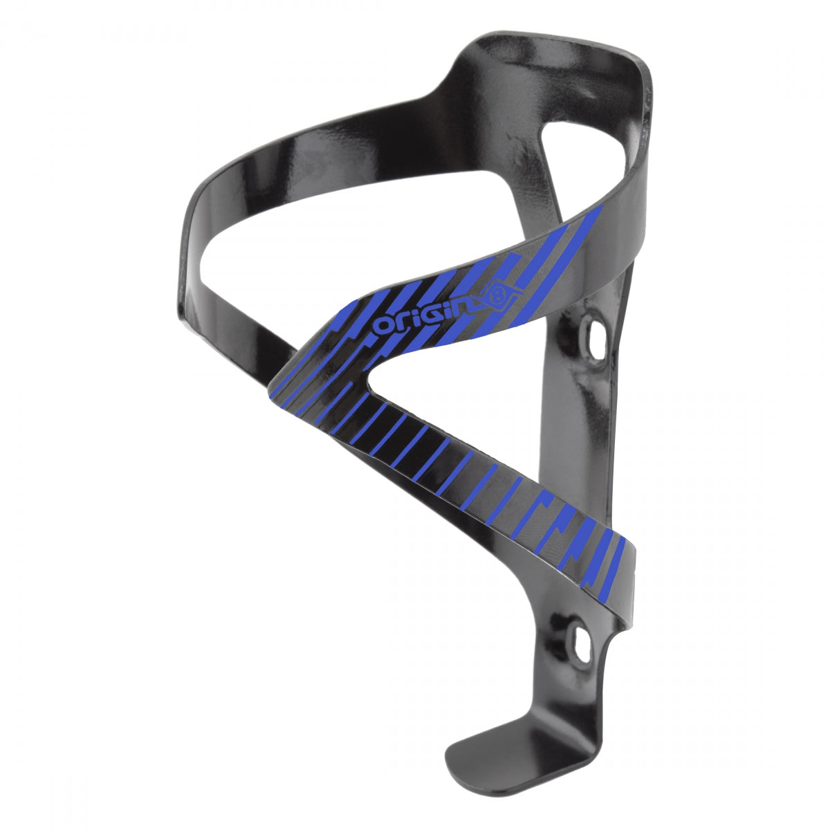 Bottle Cage Origin8 Alloy Klutch Ctr Black/Bu (L)