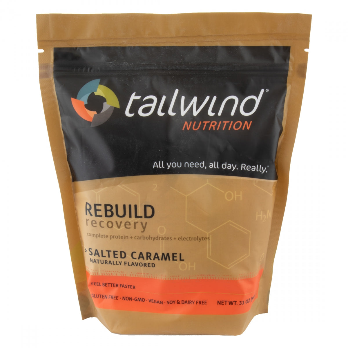 Food Tailwind Rebuild Recovery Salted Caramel 1.5Lb Bg