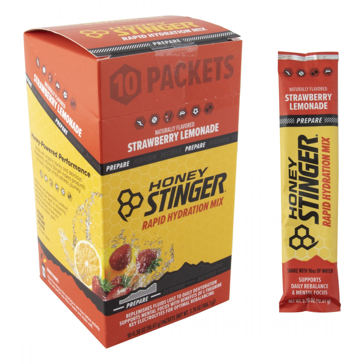 Food Hs Hydration Mix Prepare Strawberry Lemonade Bxof10