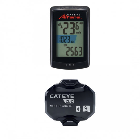 Computer Cateye Cc-Gps100 Air Gps Wireless  W/Cadence Sensor Bk