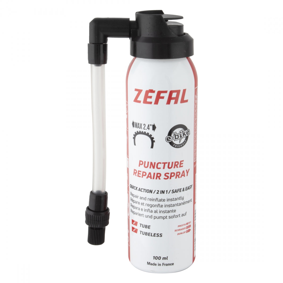 Zefal Repair Spray, 100ml Repair Spray, 100ml,