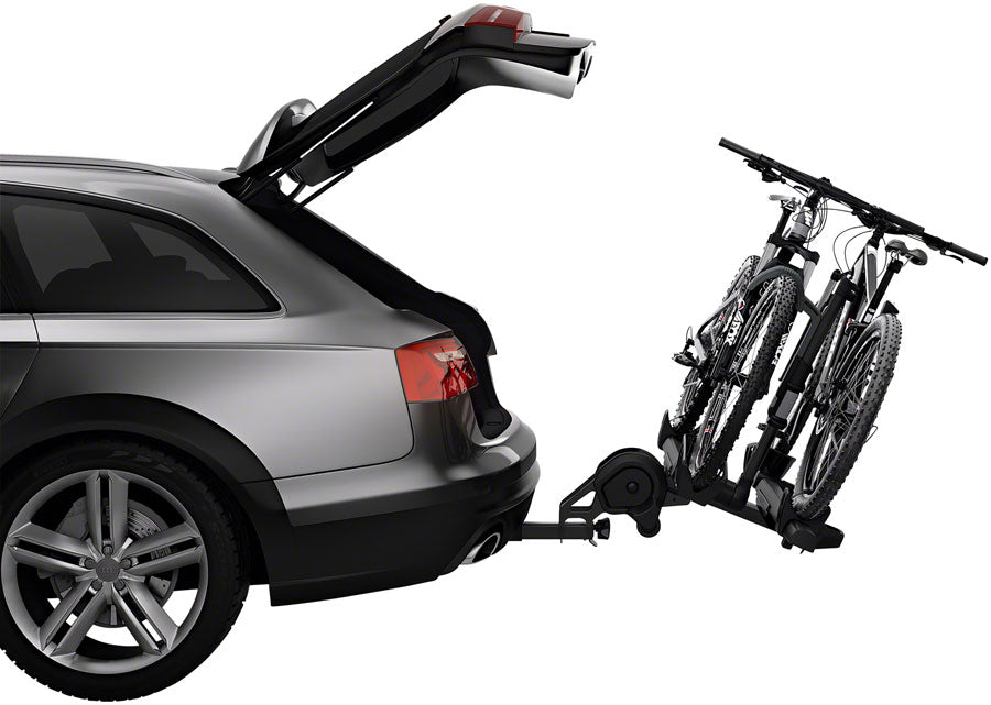 Bike rack that allows online you to open trunk