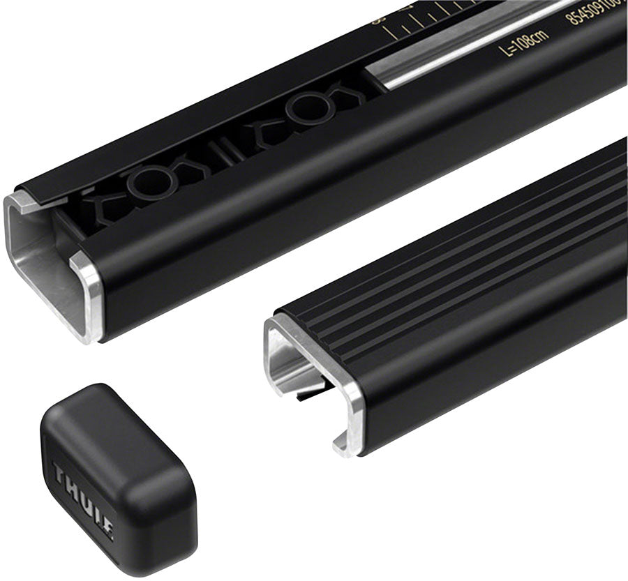 Thule 712100 Squarebar 108, 43" Pair, Black