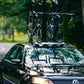 SeaSucker Mini Bomber 2-Bike Roof Rack - HUSKE QR Fork Mounts and Rear Wheel Holders, Black
