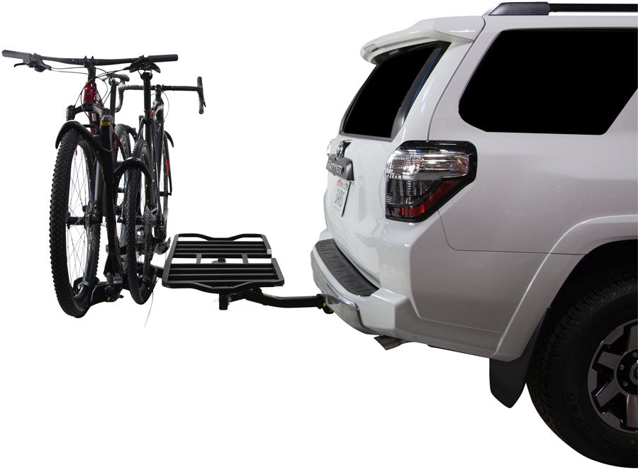 Saris SuperClamp Cargo Bike Rack - 2-Bike, 2" Receiver, Black