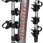 Yakima RidgeBack Hitch Bike Rack - 4-Bike, 1-1/4", 2" Receiver, Silver