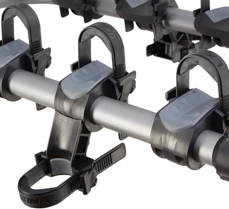Yakima RidgeBack Hitch Bike Rack - 4-Bike, 1-1/4", 2" Receiver, Silver