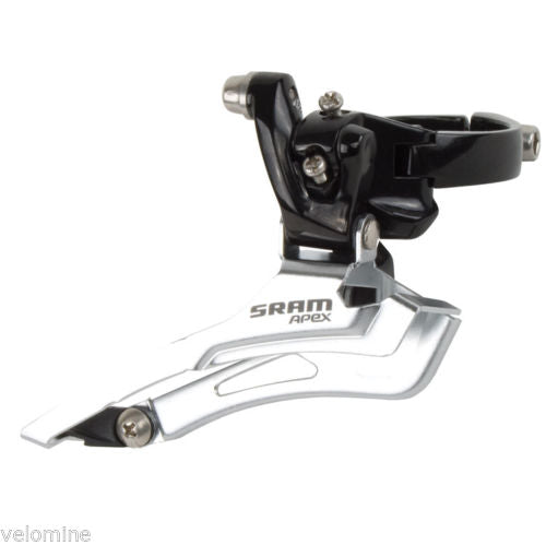 SRAM Apex black 34.9 35mm clamp on front derailleur 10 speed