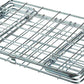 Wald 582 Folding Pannier Basket for Rear Rack: Silver