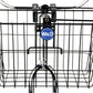Wald 3133 Front Quick Release Basket with Bolt-On Mount: Gloss Black
