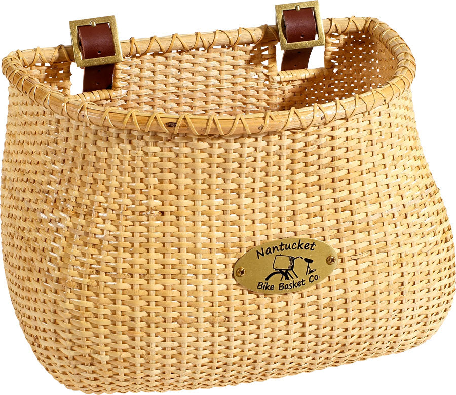 Nantucket Lightship Front Basket, Classic Shape Natural