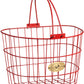 Nantucket Surfside Adult Wire D Handlebar Basket - Red
