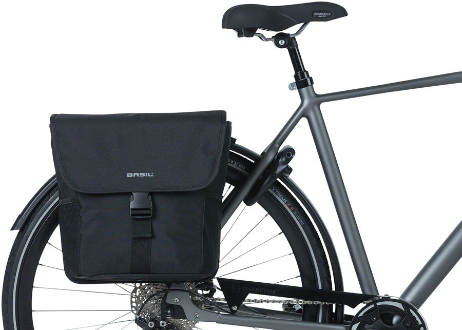 Basil Go Double  Pannier - 32L, Black