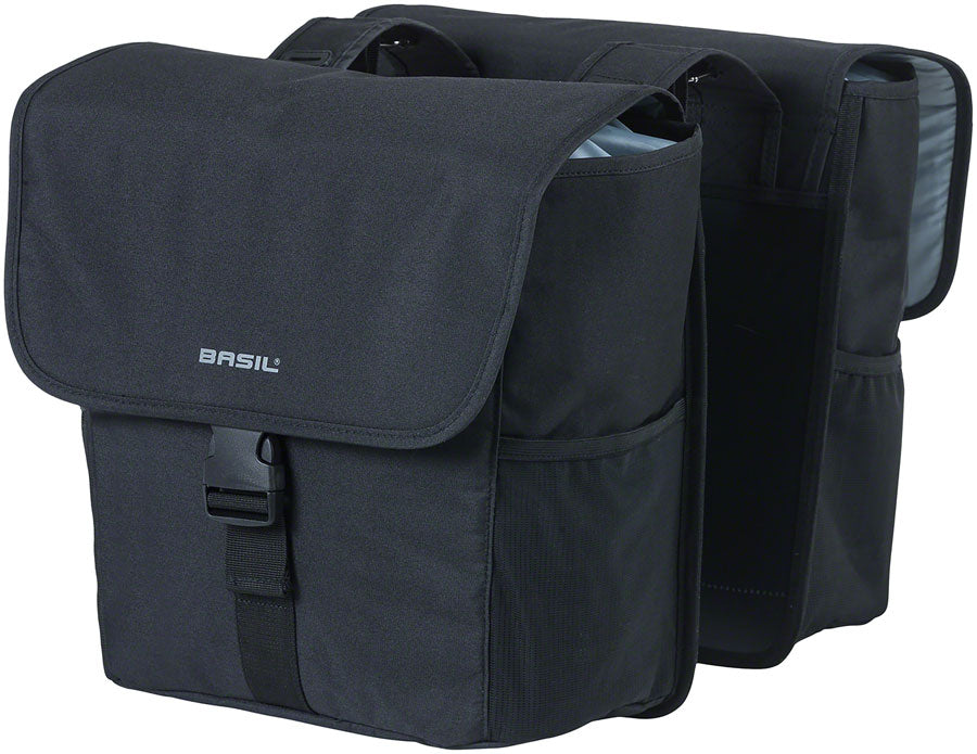 Basil Go Double  Pannier - 32L, Black