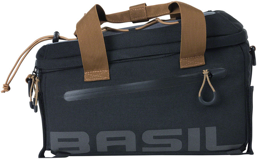 Basil Miles Trunk Bag - 7L, Strap Mount, Black