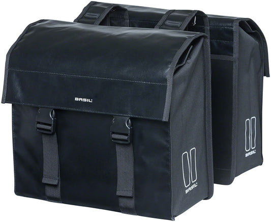 Basil Urban Load Double Pannier - 53L, Black