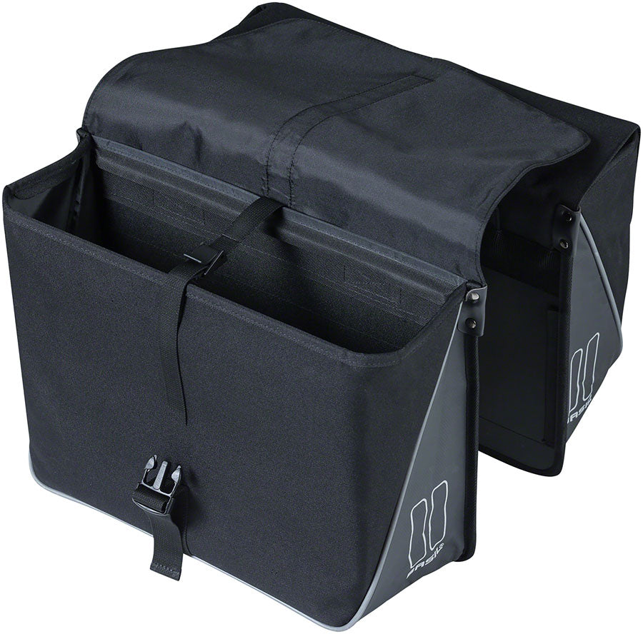 Basil Forte Double Pannier - 35L, Black