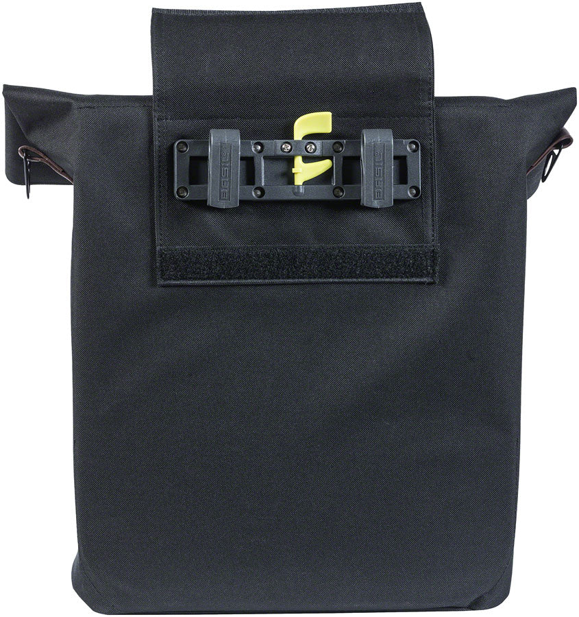 Basil City Shopper Pannier - 14-16L, Black