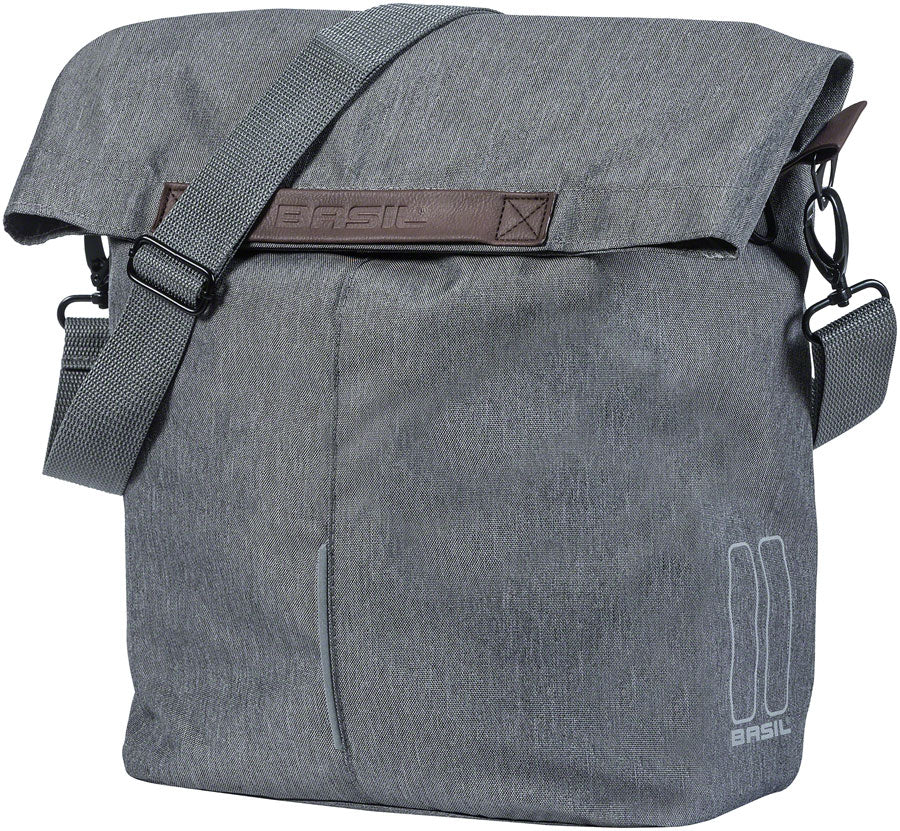 Basil City Shopper Pannier - 14-16L, Gray