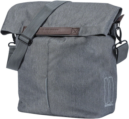 Basil City Shopper Pannier - 14-16L, Gray