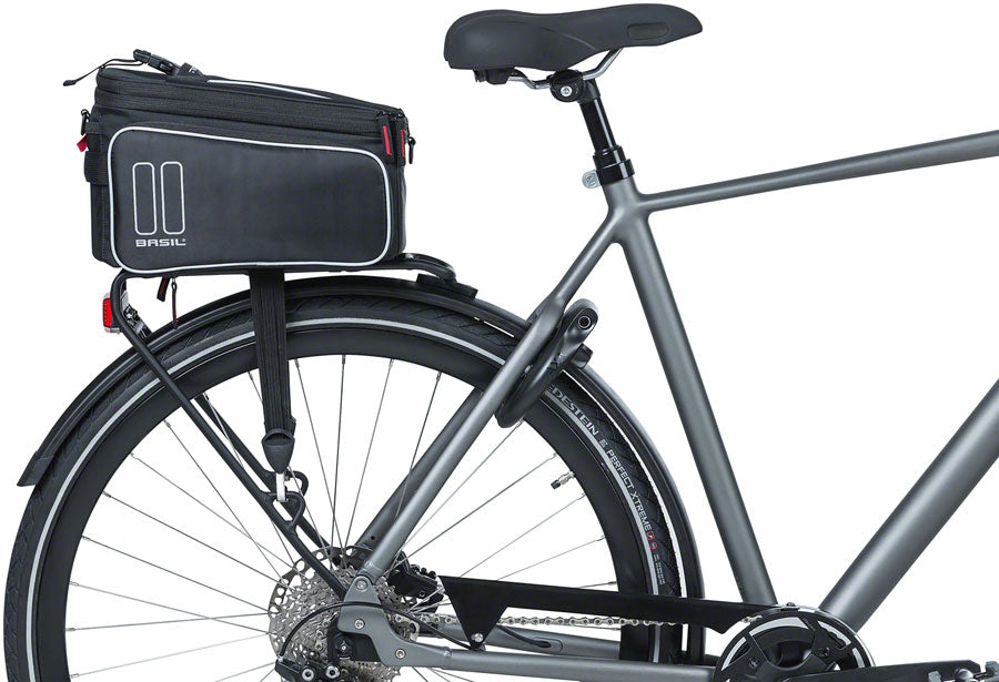 Basil Sport Design Trunk Bag - 7-15L, MIK Mount, Black