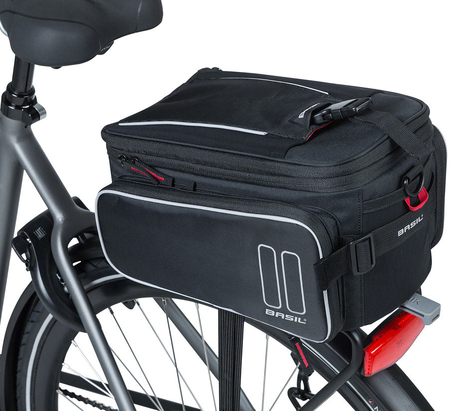 Basil Sport Design Trunk Bag - 7-15L, MIK Mount, Black