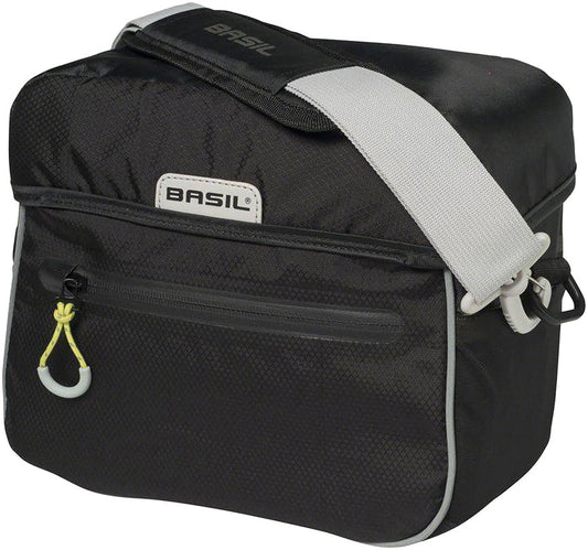 Basil Miles Handlebar Bag - 6L, KLICKfix Mount, Black