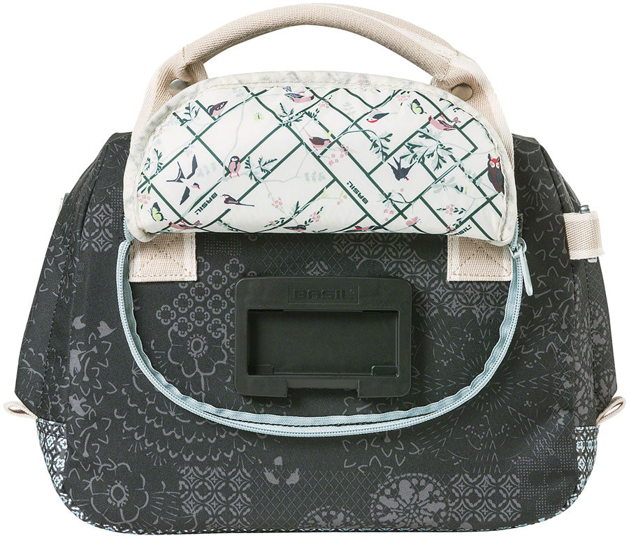 Basil Bohème Handlebar/Shoulder Bag - 8L, Charcoal