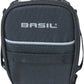 Basil Sport Design Saddle Bag - 1L, Strap Mount, Black