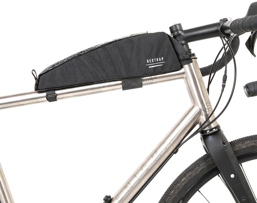 Restrap Race Top Tube Bag - Short, 1.5L,  Black